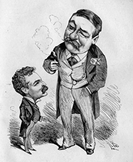 Caricature of Percy Anderson and G A Sala Caricature of Percy Anderson and G A Sala