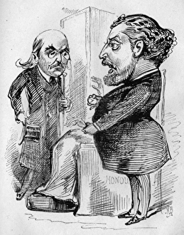 Caricature, Prince of Wales and Dion Boucicault Caricature, Prince of Wales and Dion Boucicault