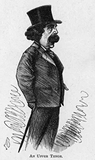 Caricature of the singer John Sims Reeves Caricature of the singer John Sims Reeves
