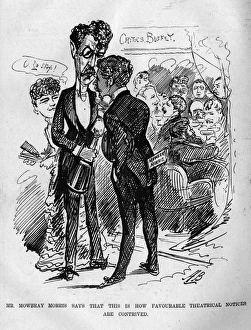 Caricature, Sir Squire Bancroft and Mowbray Morris Caricature, Sir Squire Bancroft and Mowbray Morris