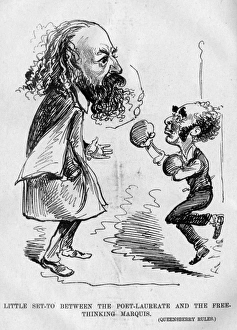Caricature of Tennyson and the Marquess of Queensberry Caricature of Tennyson and the Marquess of Queensberry