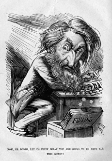 Caricature, William Booth, founder of Salvation Army Caricature, William Booth, founder of Salvation Army