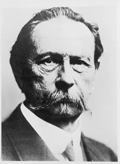 Carl Friedrich Benz Print - Black and White Photograph