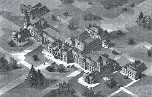 Cardiganshire Gallery: Carmarthen County Lunatic Asylum, South Wales