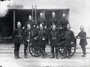Carmarthen fire crew, Carmarthen, South Wales Carmarthen fire crew, Carmarthen, South Wales