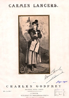 Carmen Lancers - Music Sheet Cover Carmen Lancers - Music Sheet Cover