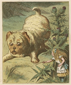 <b class=qtipBold><figcaption>Carroll/Alice & Puppy</figcaption></b><br>ALICE & THE PUPPY<br><em>© Mary Evans Picture Library</em> Carroll/Alice & Puppy