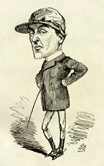 Cartoon, Arthur Coventry, jockey
