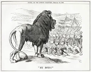 Depiction Gallery: Cartoon, My Boys! (British Lion)