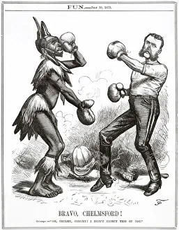 Cartoon, Bravo, Chelmsford! (Battle of Ulundi) Cartoon, Bravo, Chelmsford! (Battle of Ulundi)