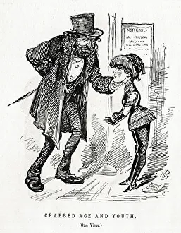 Cartoon, Crabbed Age and Youth (One View) Cartoon, Crabbed Age and Youth (One View)