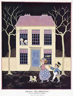Cartoon, Dignity and Impudence or The Domestics Derision Cartoon, Dignity and Impudence or The Domestics Derision