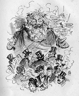 Thumb Gallery: Cartoon, Father Christmas and theatre people
