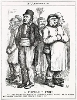 Cartoon, A Frozen-Out Party (Gladstone and Liberals) Cartoon, A Frozen-Out Party (Gladstone and Liberals)