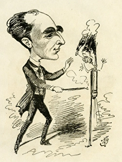 Firework Gallery: Cartoon, The Gaiety Rocket, Pinero