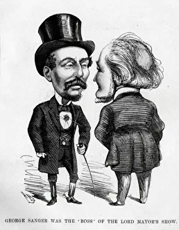 Cartoon, George Sanger and the Lord Mayor's Show Cartoon, George Sanger and the Lord Mayor's Show