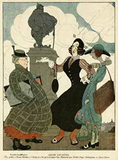 Attitude Gallery: Cartoon, German women as seen by the French, WW1