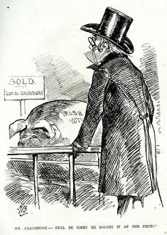 Conservative Gallery: Cartoon, Gladstone and the Irish Vote