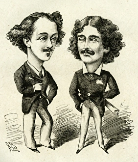 Cartoon, The Two Herberts (Gladstone and Reeves) Cartoon, The Two Herberts (Gladstone and Reeves)