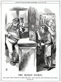 Cartoon, The Honest Potboy (Disraeli and Reform) Cartoon, The Honest Potboy (Disraeli and Reform)
