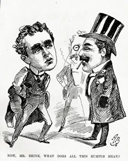 Cartoon, J L Shine, director of the Gaiety Theatre Cartoon, J L Shine, director of the Gaiety Theatre
