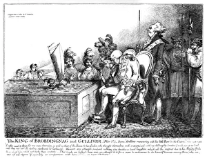 Cartoon, The King of Brobdingnag and Gulliver Cartoon, The King of Brobdingnag and Gulliver