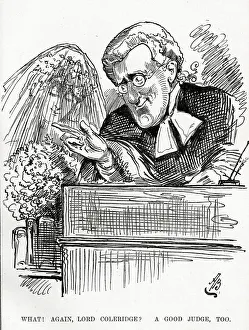 Cartoon, Lord Coleridge, A Good Judge, Too Cartoon, Lord Coleridge, A Good Judge, Too