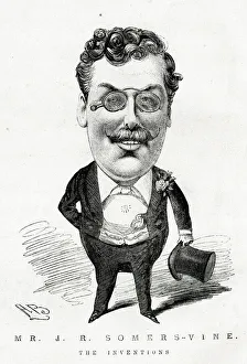 Cartoon, Mr John Richard Somers-Vine Cartoon, Mr John Richard Somers-Vine