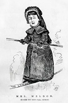 Cartoon, Mrs Weldon, in litigation again Cartoon, Mrs Weldon, in litigation again