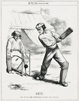 Cartoon, Out! (Disraeli and Gladstone) Cartoon, Out! (Disraeli and Gladstone)