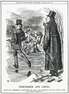 Cartoon, Performer and Critic (Gladstone and Disraeli) Cartoon, Performer and Critic (Gladstone and Disraeli)