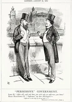 Cartoon, Permissive Government (Disraeli and Hartington) Cartoon, Permissive Government (Disraeli and Hartington)