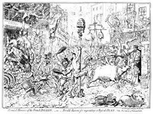 Cartoon, Promis'd Horrors of the French Invasion