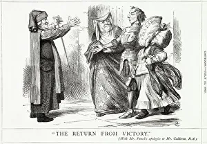 Cartoon, The Return From Victory (Disraeli and Reform) Cartoon, The Return From Victory (Disraeli and Reform)