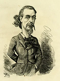 Cartoon, Signor Foli, Irish bass opera singer Cartoon, Signor Foli, Irish bass opera singer