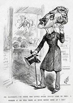 Cartoon, Squire Bancroft and General William Booth Cartoon, Squire Bancroft and General William Booth