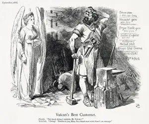 Cartoon, Vulcan's Best Customer (Peace) Cartoon, Vulcan's Best Customer (Peace)