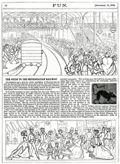 Cartoons, The Guide to the Metropolitan Railway, London Cartoons, The Guide to the Metropolitan Railway, London