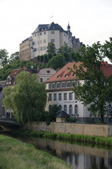 Castle on the hill, Greiz, Thuringia, Germany Castle on the hill, Greiz, Thuringia, Germany