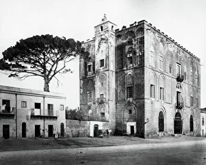 Castle, La Zisa, Palermo, Sicily, Italy Castle, La Zisa, Palermo, Sicily, Italy