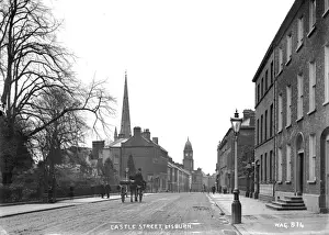 Castle Street, Lisburn Print - Early 1900s Street Scene