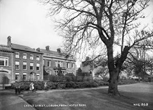 Castle Street, Lisburn, from Castle Park Castle Street, Lisburn, from Castle Park