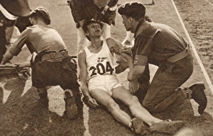 A casualty at the 1948 London Olympics A casualty at the 1948 London Olympics