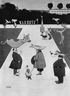 Cat-Moo-Flage by William Heath Robinson Cat-Moo-Flage by William Heath Robinson