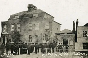 Catford Police Station with officers posing outside Catford Police Station with officers posing outside