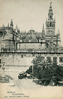 The Cathedral and Giralda bell tower, Seville, Spain The Cathedral and Giralda bell tower, Seville, Spain