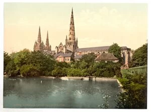 Images Dated 3rd May 2012: Cathedral, South Side, Lichfield, England