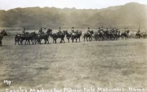 Platoon Gallery: US Cavalry on manoeuvres, Oahu Island, Hawaii, USA