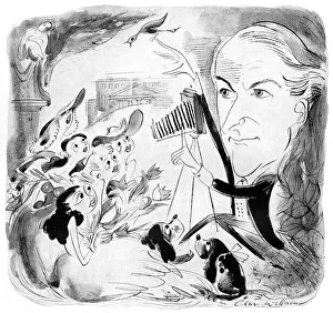 Cecil Beaton, caricature by Glan Williams Cecil Beaton, caricature by Glan Williams