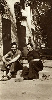 Cecil Beaton and Elsa Maxwell at the Venice Lido Cecil Beaton and Elsa Maxwell at the Venice Lido